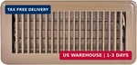 Ez-flo 4 X 10 Inch (duct Opening) Floor Register Cover, One-way Ventilation. Fixed Price $14.92.
