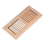 Red Oak Hardwood Drop Floor Register, 4X10 Inch, With Damper, High Output .... Fixed Price $32.34.