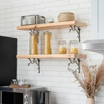 4: Cast Iron Tree Branch Shelf Wall Brace Rustic Wood Bracket 7" Nature Corbel. Fixed Price $51.41.