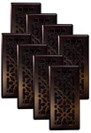 Decor Grates AGH410-RB-8 Gothic Floor Register 4X10 Inches, Pack, Rubbed Br.... Fixed Price $170.28.