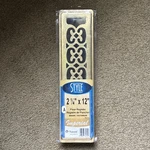 Imperial Floor Register Painted & Plated Brass Victorian Style Vent 1/4"X12". Fixed Price $20.00.