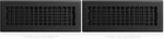 Decor Grates LTH310-BLK 3X10" Black Lattice Floor Register, Alloy Steel. Fixed Price $68.40.