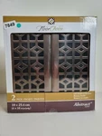 Floor Choice, 2 Pck, Abstract Registers Vent Covers, Oil Rubbed Bronze 4" X 10". Fixed Price $19.99.