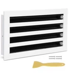 14X8 White Ac Vent Cover Aluminium Linear Slot Diffuser Ceiling Wall Floor. Fixed Price $29.99.