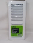Everbilt Steel Construction 4" X 12" Floor Register White Finish E150MW. Fixed Price $24.99.