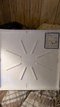 Eastman 30 In. X 32 Heavy Duty White Plastic Washing Machine Floor Drain Pan. Fixed Price $79.95.