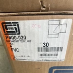 Spears P400-020 2" Pvc Dwv Sanitary Tee Hubxhubxhub Box Qty 30. Fixed Price $69.84.