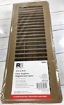 Reliabilt ,metal Damper Box Floor ,register Brown - 4 8" In. Fixed Price $21.91.