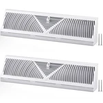 2 Pcs 18 Inch Floor Baseboard Diffuser (duct Opening Size) With 4 Screws Adju.... Fixed Price $74.52.