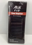 Altus 4 X 12 Floor Register 639-8500 Oil Rubbed Bronze Sealed New. Fixed Price $22.97.