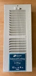 Accord Sidewall/ceiling Aluminum White Register Vent Way 12" X 4" #69687. Fixed Price $12.50.