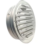 8 Inch Round Air Vent Stainless Steel Louver Grille Cover White Soffit W.... Fixed Price $25.39.