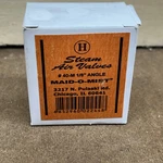 Maid-o-mist Steam Air Vent 40M, 1/8 Inch Angle Radiator Valve New. Fixed Price $15.99.