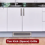 Toe Kick Register Grille Cabinet Space Vent Cover. Fixed Price $14.29.
