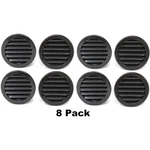 3" Round Black Plastic Air Vent Grill Cover, Pack Of 8. Fixed Price $26.39.