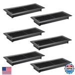 Sumnacon 6-PACK 4X12" Metal Floor Vent Covers Heavy Duty Adjustable Air Supply. Fixed Price $61.63.