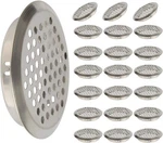 Xmhf 20PCS Air Inch Circular Soffit Stainless Steel Round Silver. Fixed Price $15.00.