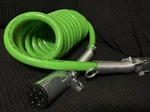 Cheemuii 7 Way Heavy Duty 10 Ft Green Abs Electrical Cord, Trailer, RLX-HC8053. Fixed Price $20.00.