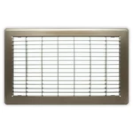Hvac Premium 8 14 Floor Grille - Fixed Blades Air Brown Overall Size. Fixed Price $84.32.