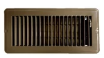 Hbw Rv And Home Brown Stamped Steel Floor Diffuser/register With Damper. Fixed Price $23.99.
