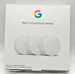New Google Nest Temperature Sensor 3-PACK White T5001SF A0106 Open Box. Fixed Price $74.99.