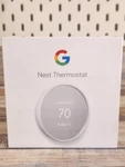 New Google Nest Thermostat Smart Snow G4CVZ Sealed. Fixed Price $70.00.