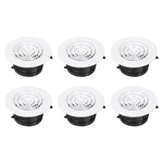 Patikil 4 Round Air Vent Cover, 6 Pcs Abs Rotatable Louver Inch, White. Fixed Price $32.83.