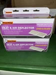 2 Frost King Heat & Air Deflectors Clear Plastic Magnetic Hold Adjust 8 -14". Fixed Price $7.99.