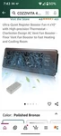Cozzivita 4 X10 In Quiet Register Booster Vent Fan With Smart Thermostat. Fixed Price $60.00.