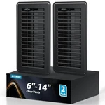Black Vent Cover, Byewire Floor Register 6X14, Heavy Duty Steel Walkable. Fixed Price $30.00.