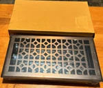 Signature Hardware Appert Steel Floor Register 8X12" Oil Rubbed Bronze. Fixed Price $33.78.