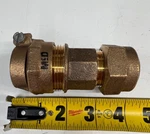 3/4" Ay Mcdonald Brass Coupling Quick Joint X Pvc Lead Free 74758Q-44 5182-004. Fixed Price $34.03.