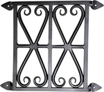 Vintage Hand-forged Iron Speakeasy Grille Doors & Gates 12"X10.5. Fixed Price $159.99.
