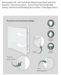 Vent Systems 24X24 White Metal Inspection Door Access Panel For Wall, Ceiling. Fixed Price $25.00.