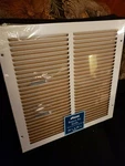 Accord White Heavy Guage Steel Return Air Grille 14X14" 1/2" Fin Spacing Vents. Fixed Price $11.99.