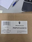 Friedrich PXPCFA23015 Ptac Power Cord 5' Long (pack Of 5).. Fixed Price $25.00.