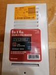 Wall Ceiling 2 Way Vent 8 X 4 Steel Powder Coat White Brand New!. Fixed Price $15.50.