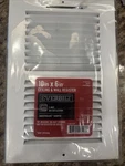Everbilt 10 In. X 6 2-WAY Wall/ceiling Register White 320-451 Paintable. Fixed Price $15.00.