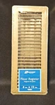Accord Heavy Gauge Steel Floor Register/adjustable Damper Brown #66951 4X12 New. Fixed Price $15.12.