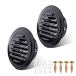 Inch Soffit Vent COVERS,304 Stainless Steel Round Air Black. Fixed Price $21.50.