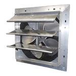 Shutter Mount Exhaust Fan, 10 In Blade Dia, Variable Speed, 625 Cfm, Totally. Fixed Price $151.63.