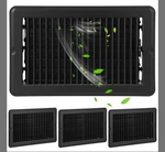 Fumete 4 Pcs 6 X 10'' Heavy Duty Metal Floor Register Vent Covers (black). Fixed Price $37.99.