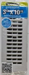 Decor Grates 3X10 Floor Register Grey Gray Design Plastic Vent Cover Air Ac. Fixed Price $11.99.