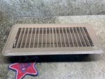 Rocky Mountain Goods Floor Register Vent For 4-INCH By 10-INCH Light Brown. Fixed Price $9.95.