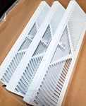 Lot Of 3 Baseboard Register/diffuser 15" - White New. Fixed Price $14.95.