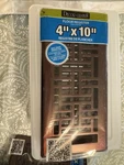 NGH410-RB Floor Register, X10 Rubbed Bronze Finish Pack Of Brand New. Fixed Price $40.00.