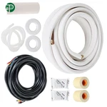 White 1/4 - 3/8 Dia. Install Kit 50 Feet For Mini Split Heat Pump Systems. Fixed Price $122.09.