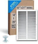 New Handua 14X20 Duct Stamped Steel Return Air Grille Vent 15.75 21.75 White. Fixed Price $32.95.