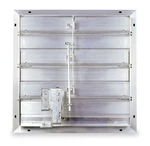 For Dayton Mtrzd Damper, Fan Dia. 16", 100-240V 4C560. Fixed Price $255.99.