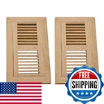 Qirui Red Oak Hardwood Flush Mount Floor Register 4X10 Inch High Output Air Flow. Fixed Price $69.13.